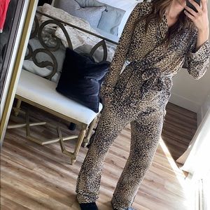 Equipment silk pajama set